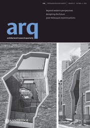 arq: Architectural Research Quarterly